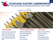 Tablet Screenshot of clevelandelectriclabs.com